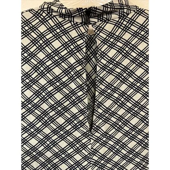 Zara Black And Tan Women’s Blouse Size Small NWT - Picture 4 of 6